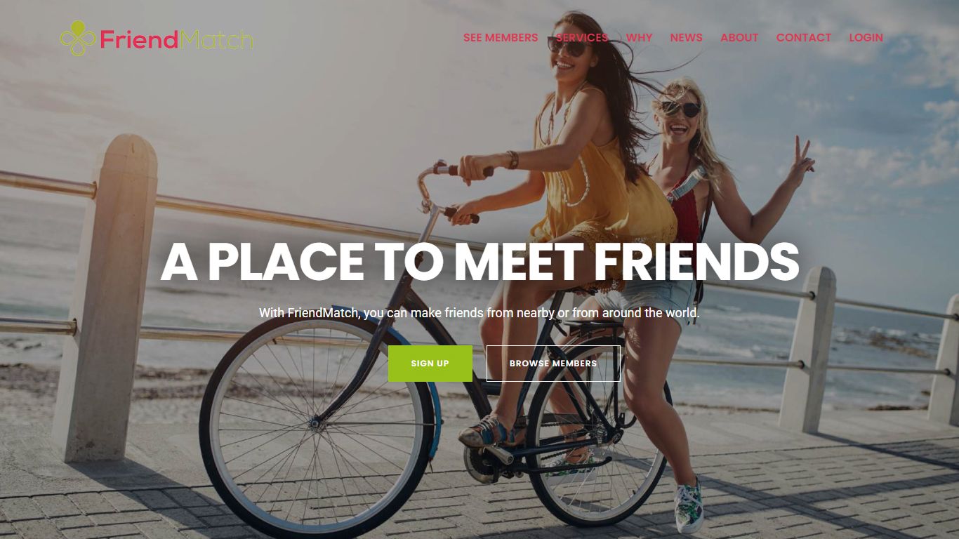 FriendMatch: A place to meet new friends